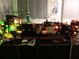 Laser lab. Photo.